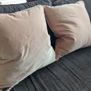 Article Lucca Velvet Pillow Set in Dusty Rose